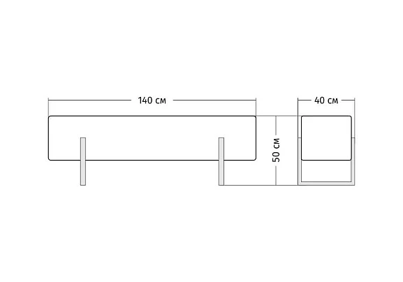 Банкетка Piano (Gold)