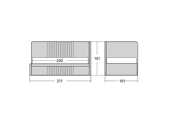Диван Stich R Диван Stich R